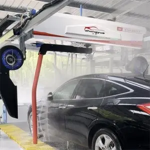 Best quality 360 brushless contactless touchless touch free full automatic touchless car wash machine