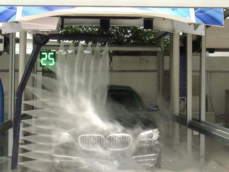 automatic car washing machine cleaning